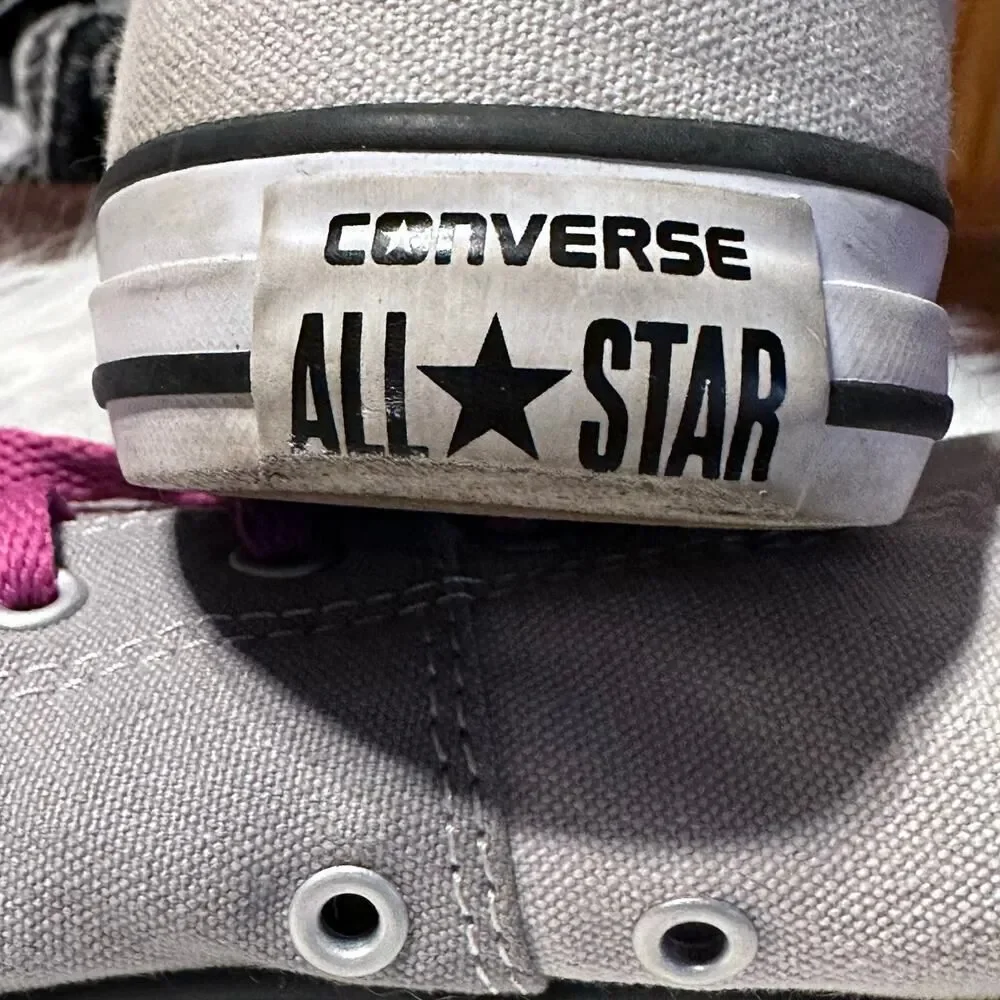 Converse Chuck Taylor All Star (CTAS) Madison Low Top Girls size 5 Pink & Gray